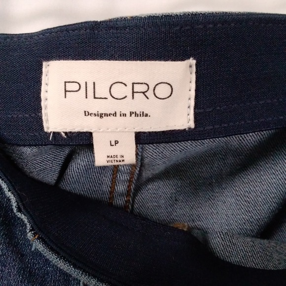 Pilcro Anthropologie Womens L Petite Flare Leg Bootcut Pull On Jeans Stretch NWT - Picture 3 of 7